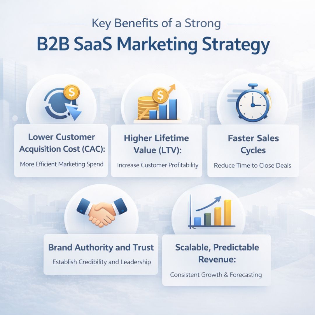 Key benefits of B2B Saas Marketing Strategy